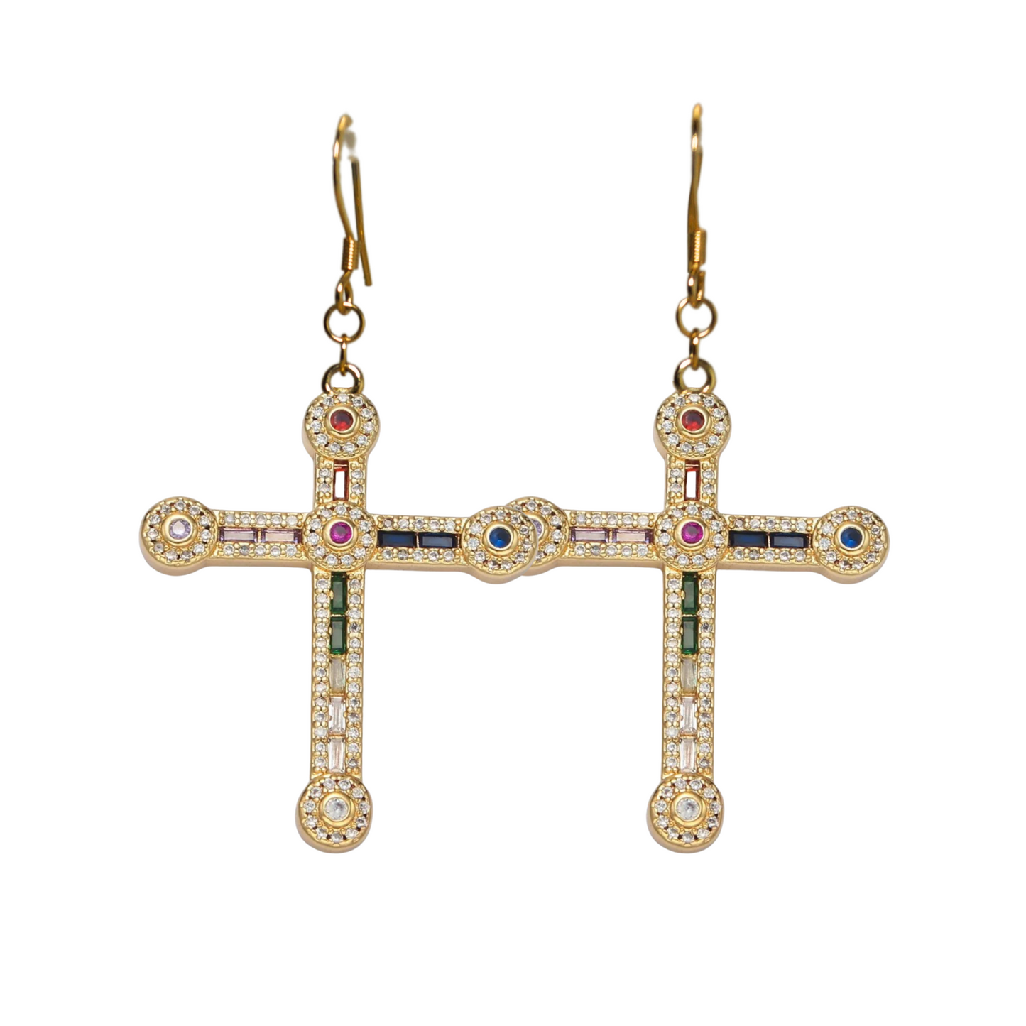 Cross earrings